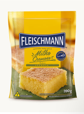 Mistura Bolo Milho Cremoso Fleischmann 390g