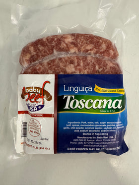 Linguiça Toscana Baby Beef 1lb