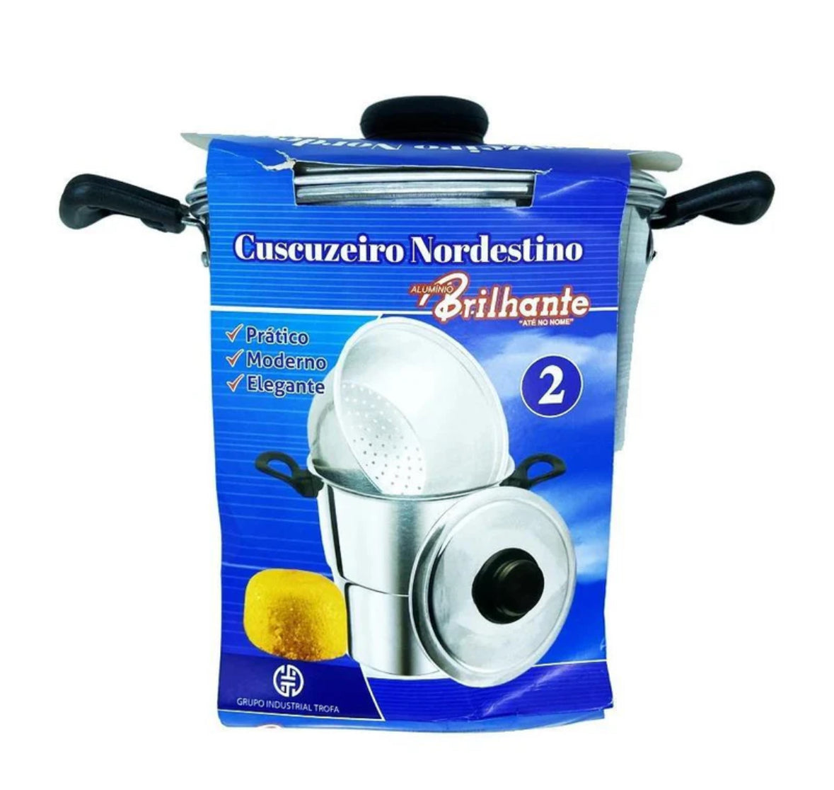 Brazilian Couscous Aluminio Brilhante Cuscuzeiro Nordestino ...