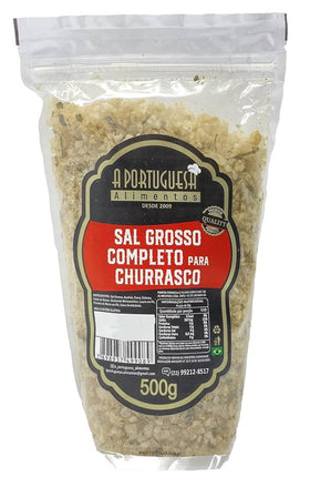 Sal Grosso Temperado Churrasco Completo A Portuguesa 500g