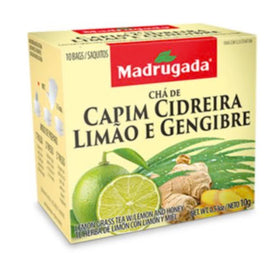 Chá Capim Cidreira Limão e Gengibre Madrugada
