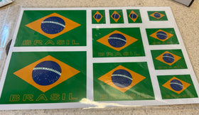 Stickers Bandeiras Brasil