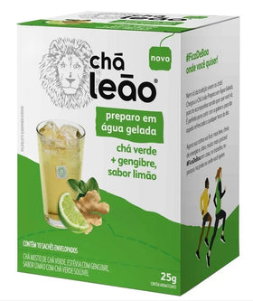 Chá Leão Chá Verde + Gengibre & Limão 25g