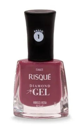 Esmalte Risque Gel Hibisco Rosa 9.5ml