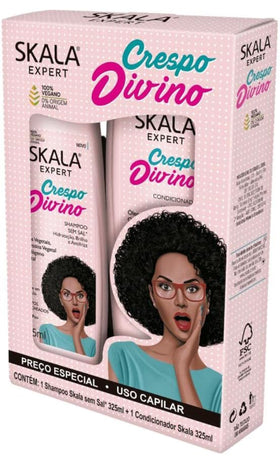 Skala Kit Shampoo+Condicionador Crespo Divino 325ml