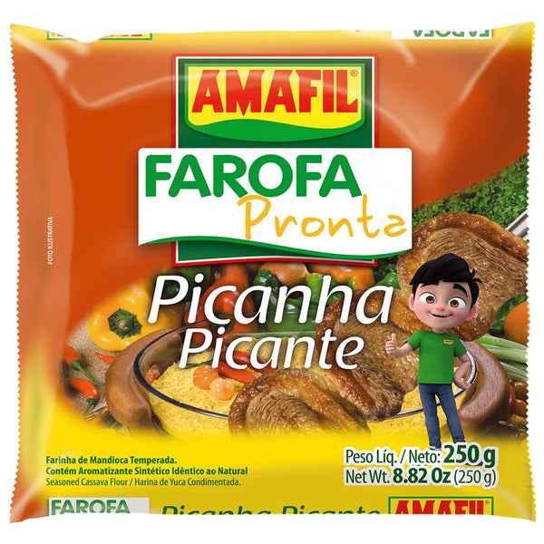 Farofa Pronta Picanha Picante Amafil 250g