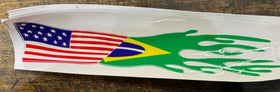 Sticker Brasil e USA