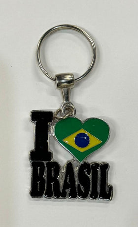 Chaveiro I Love Brasil